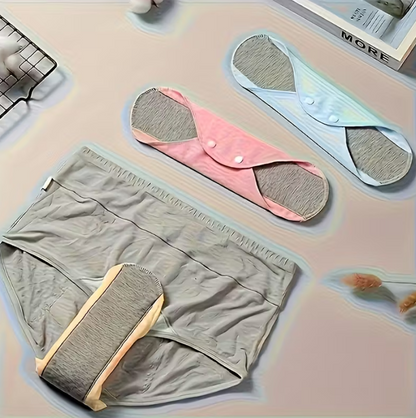 Protectores incontinencia, menstruales pack x3