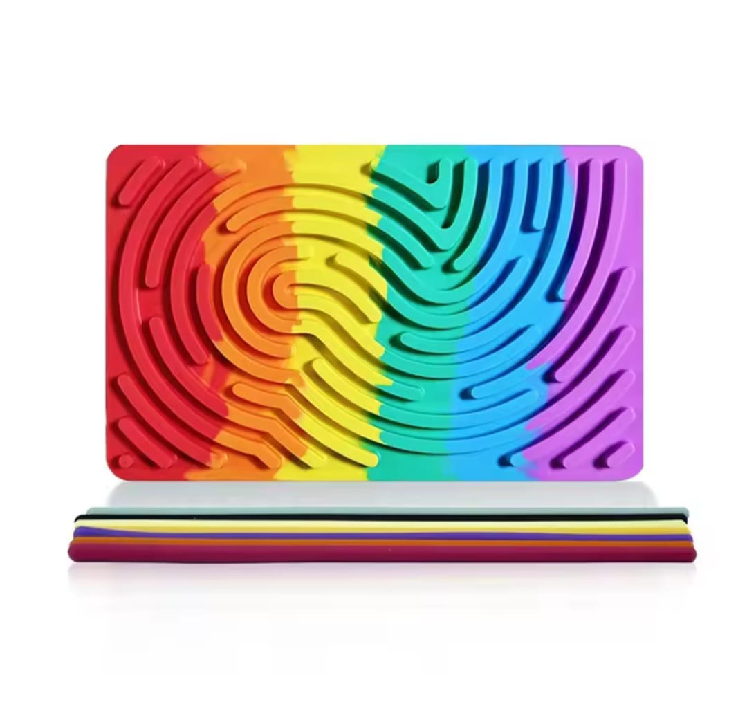 Tablero silicona sensorial