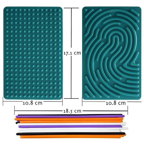 Tablero silicona sensorial